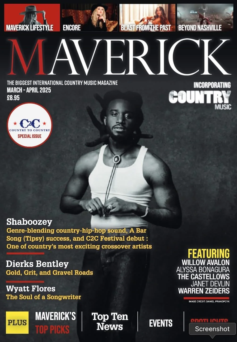 Maverick · March–April 2025 magazine cover